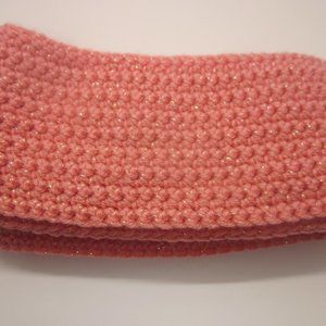 Coral Crochet Scarf